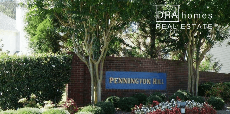 Pennington Hill Entrance Marker | Marietta GA 30064 | DRA Homes Real Estate Watermark