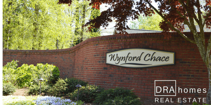 Wynford Chace Entrance | Marietta 30064 | DRA Homes Real Estate Watermark