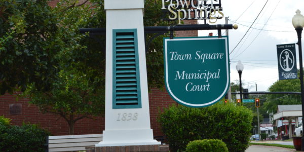 Powder Springs Municipal Marker