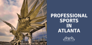 Atlanta Falcons Statue | Professional Sports in Atlanta | Retirement Communities in North Georgia | Jenna Dixon | DRA Homes Real Estate