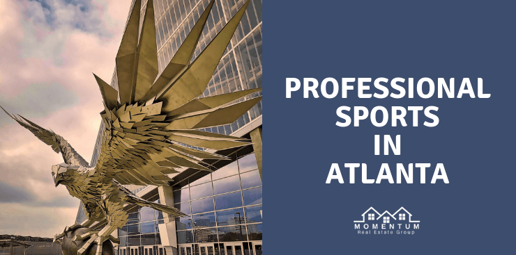 Atlanta Falcons Statue | Professional Sports in Atlanta | Jenna Dixon | Momentum Real Estate Group