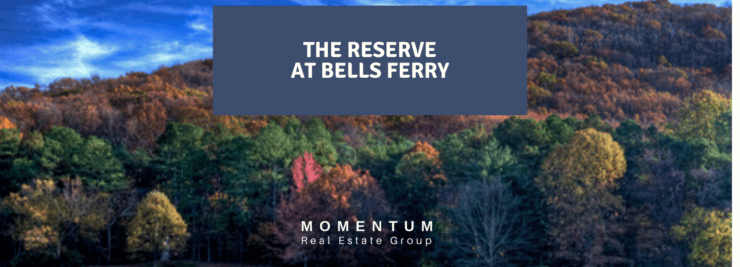 Overlooking Kennesaw Mountain in the Fall. The Reserve at Bells Ferry, 55+ Community by Brock Built Homes.