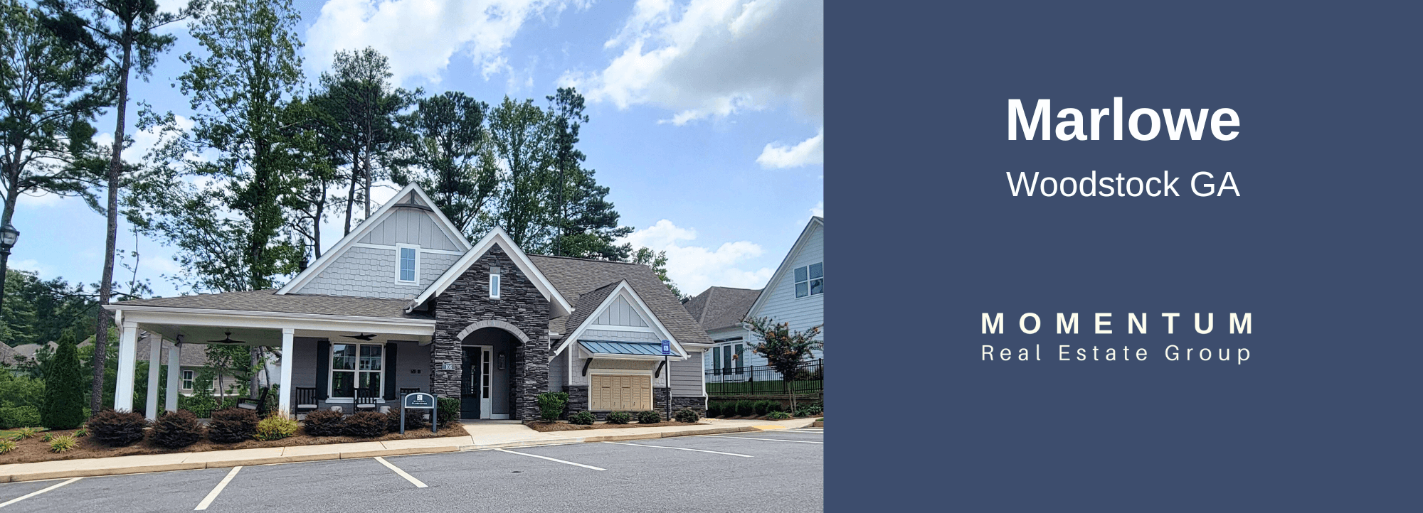 Club House at Marlowe Active Adult Community in Woodstock GA